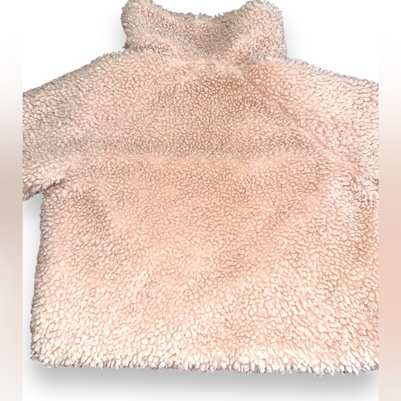 A New Day Light Pink Fuzzy Faux Fur Sherpa Women’s Jacket Coat Size Medium - Picture 12 of 16